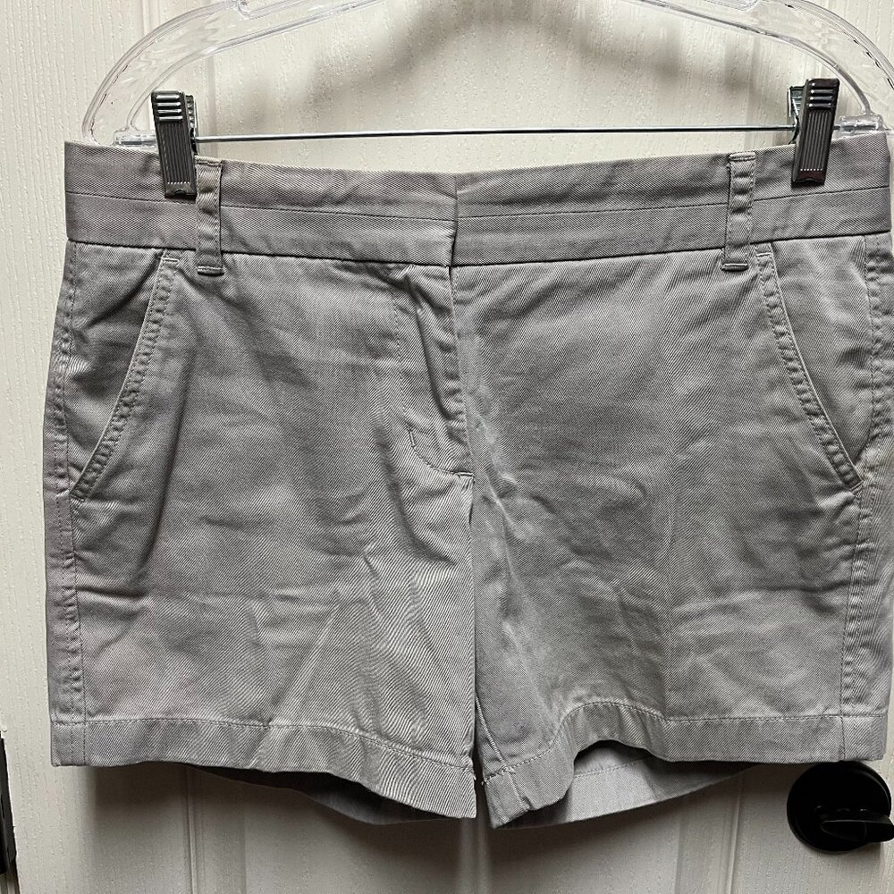 J Crew Women's Chino Classic Khaki Cotton Shorts 6